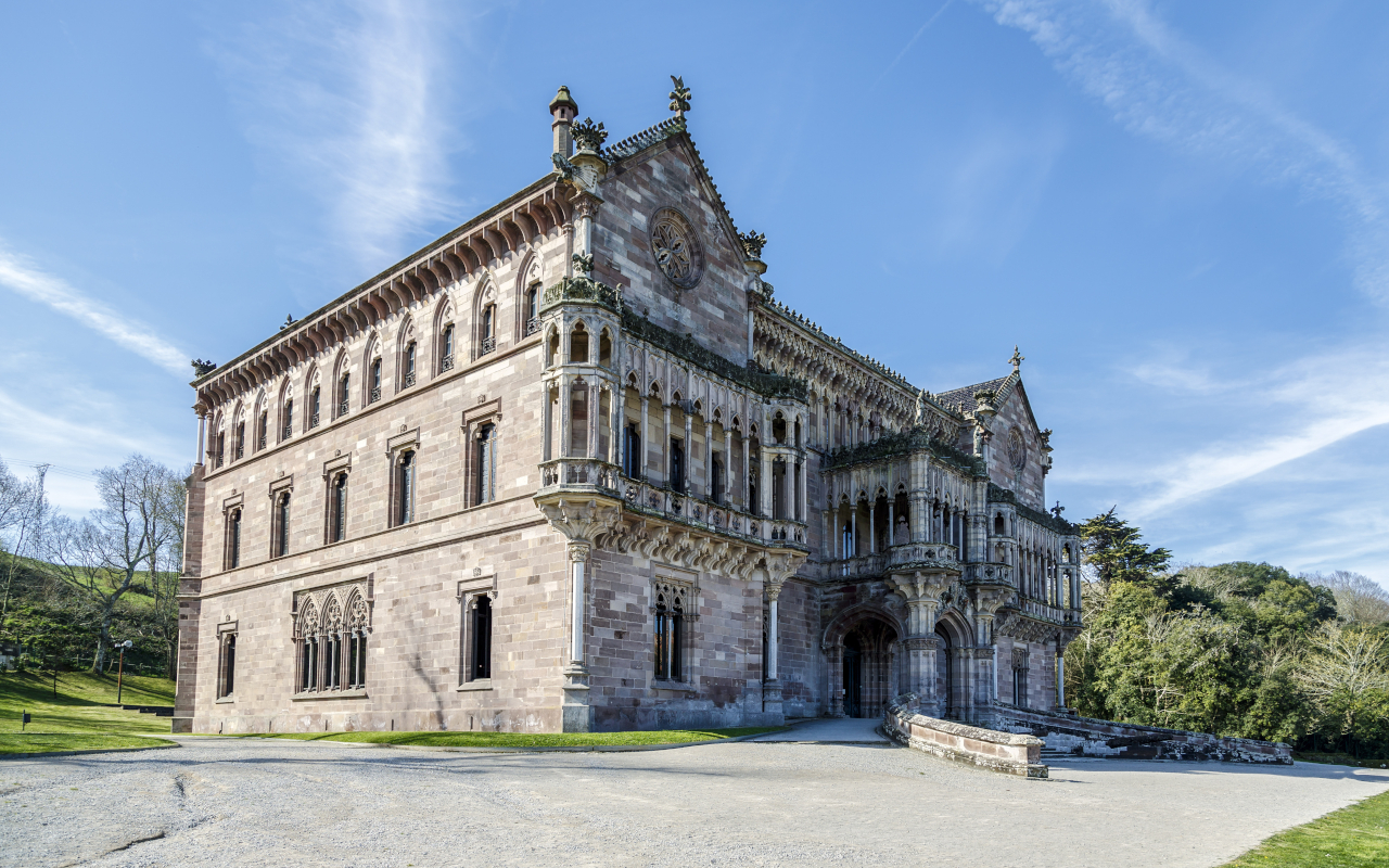 El Palacio de Sobrellano en Comillas, Cantabria