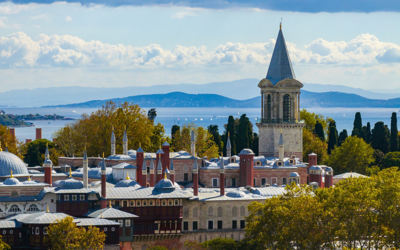 Panorámica del Palacio Topkapi en Estambul