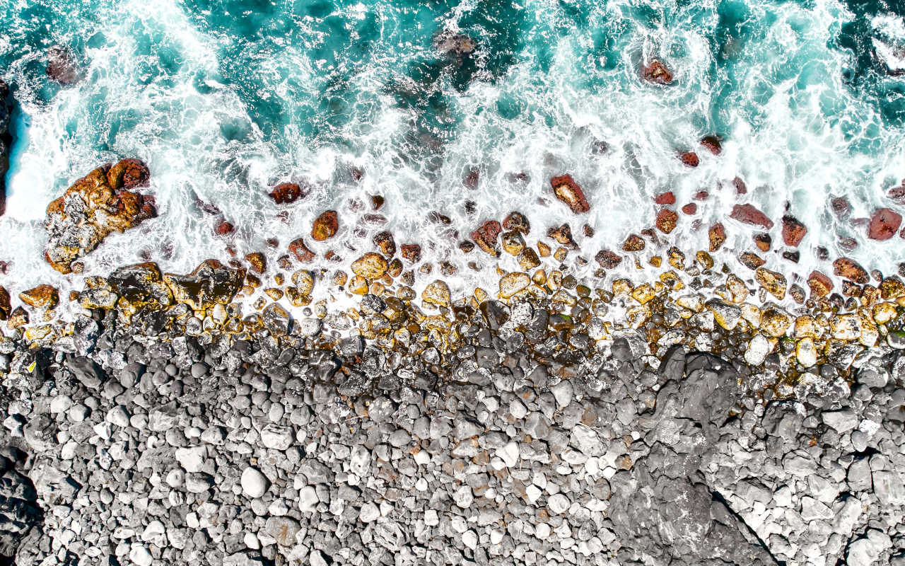 Volcanic Beach in São Miguel, Azores