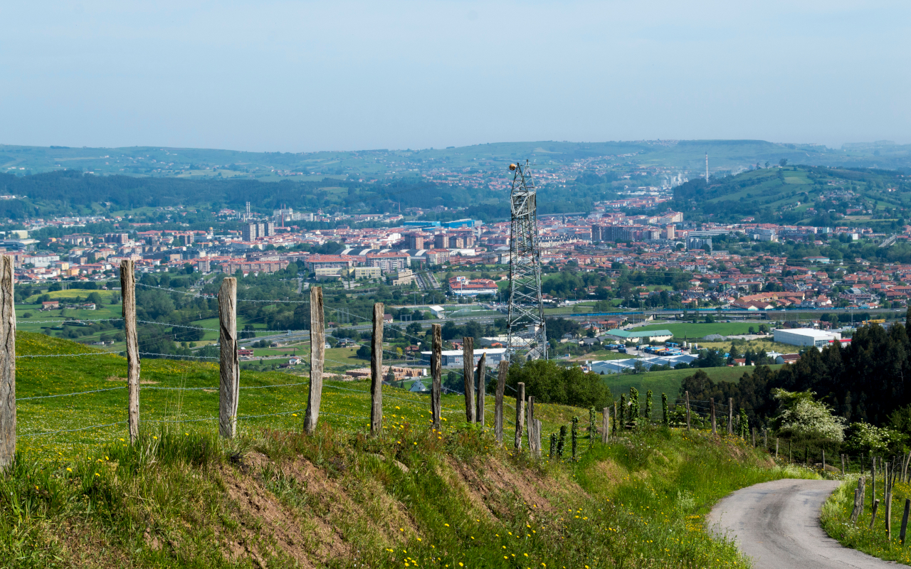 Panorámica de la ciudad de Torrelavega, Cantabria