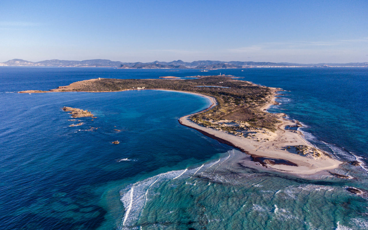 La preciosa isla de S´Espalmador en Formentera
