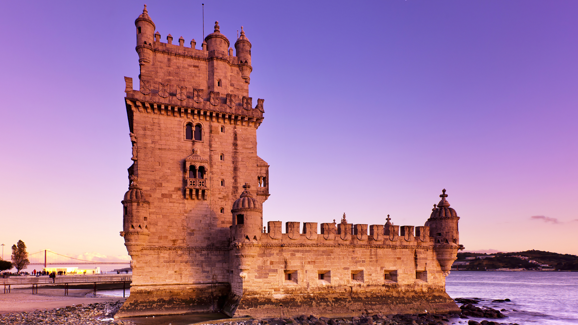 Torre de Belém al atardecer, Lisboa