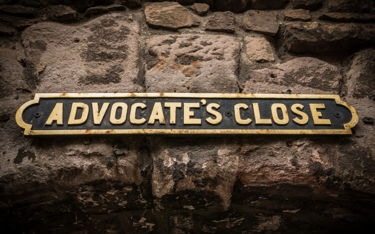 La zona de Adovocate´s Close en la Royal Mile de Edimburgo