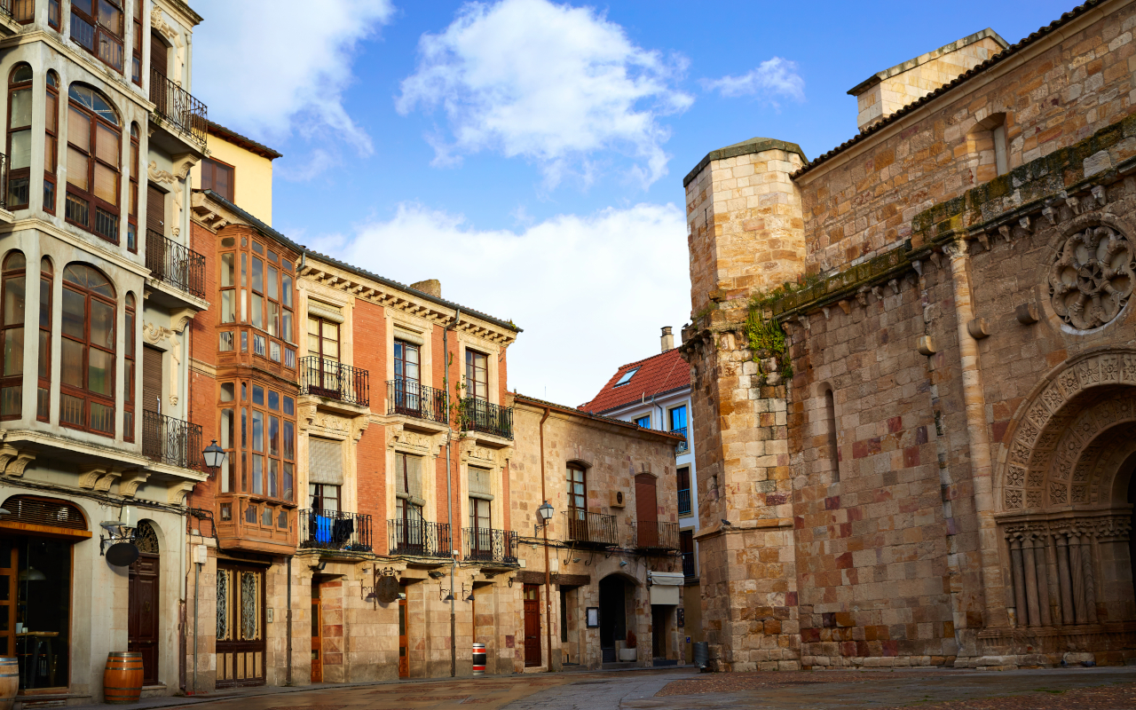 El casco antiguo de Zamora y su plaza mayor