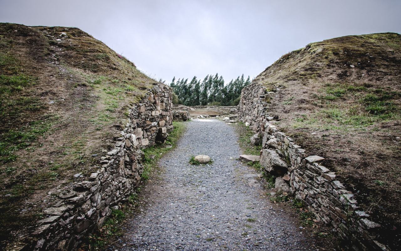 Un día nublado en el Castro de Viladonga, Lugo