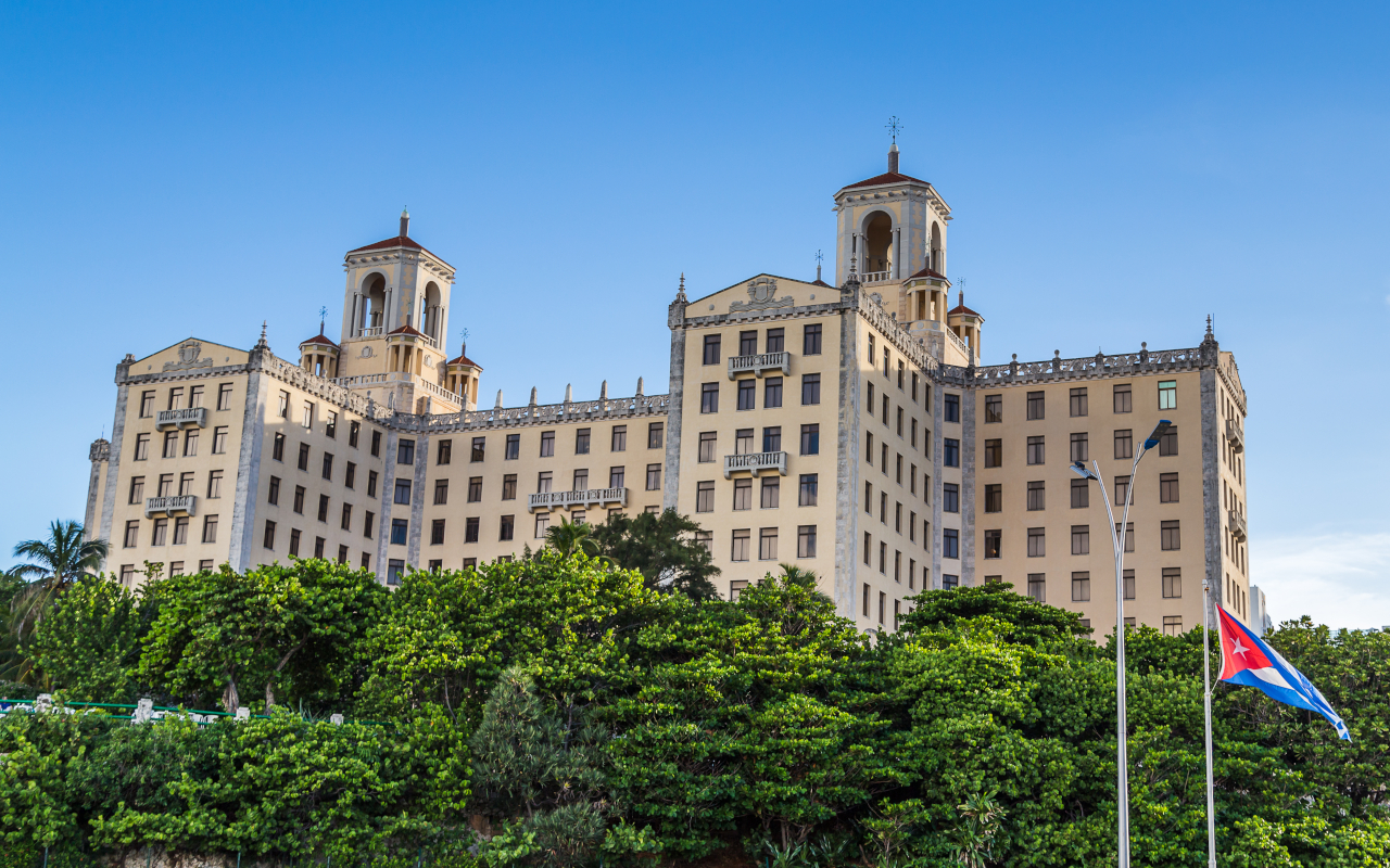 Hotel Nacional de Cuba en un estupendo día soleado, la Habana