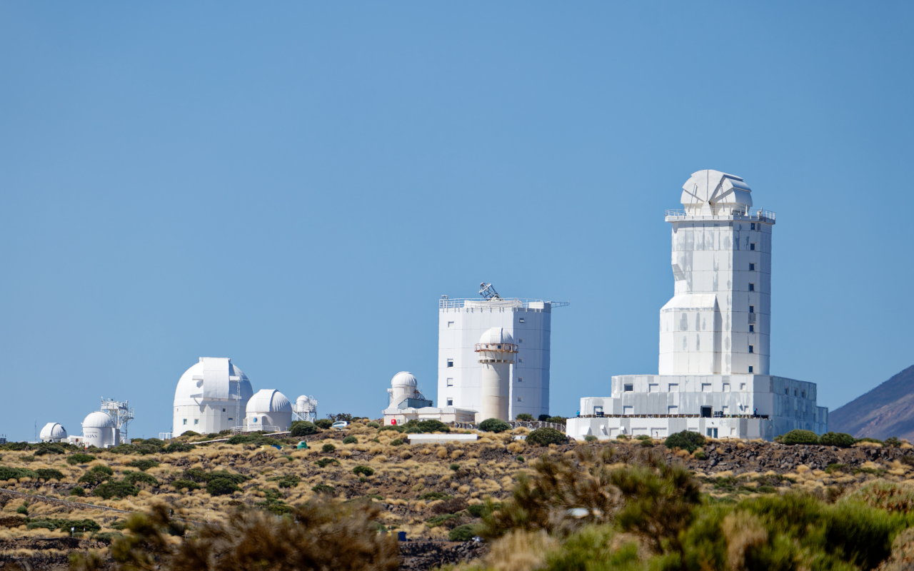 Infraestructura del Observatorio del Teide, en la isla de Tenerife.