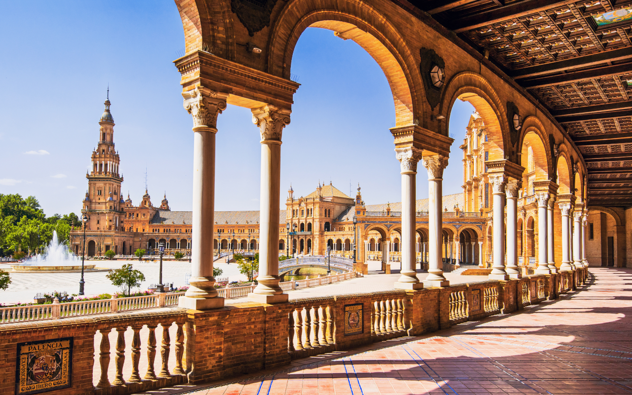 Vistas desde el casco histórico de Sevilla