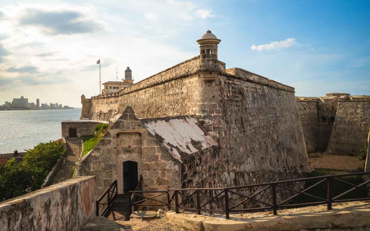 Castillo de los Tres Reyes del Morro en La Habana, Cuba