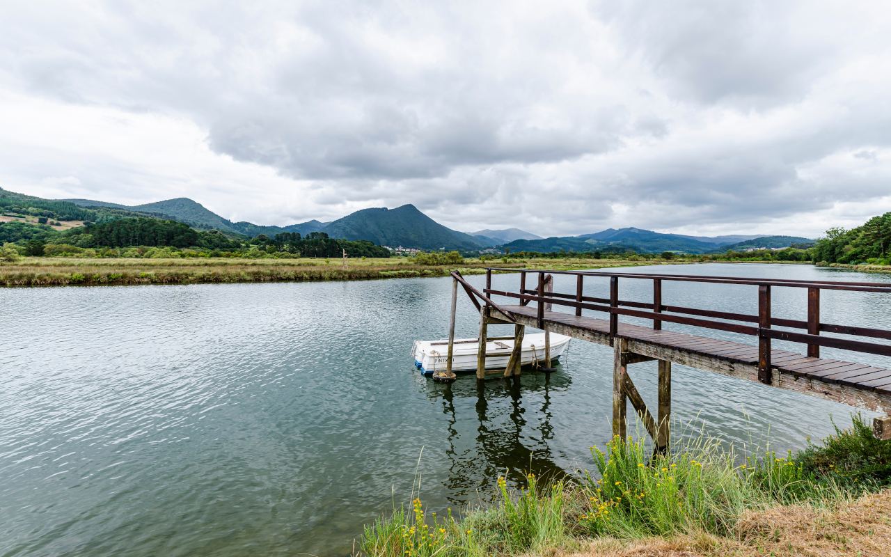 Las marismas de la Tejera Murueta en la provincia vasca de Vizcaya