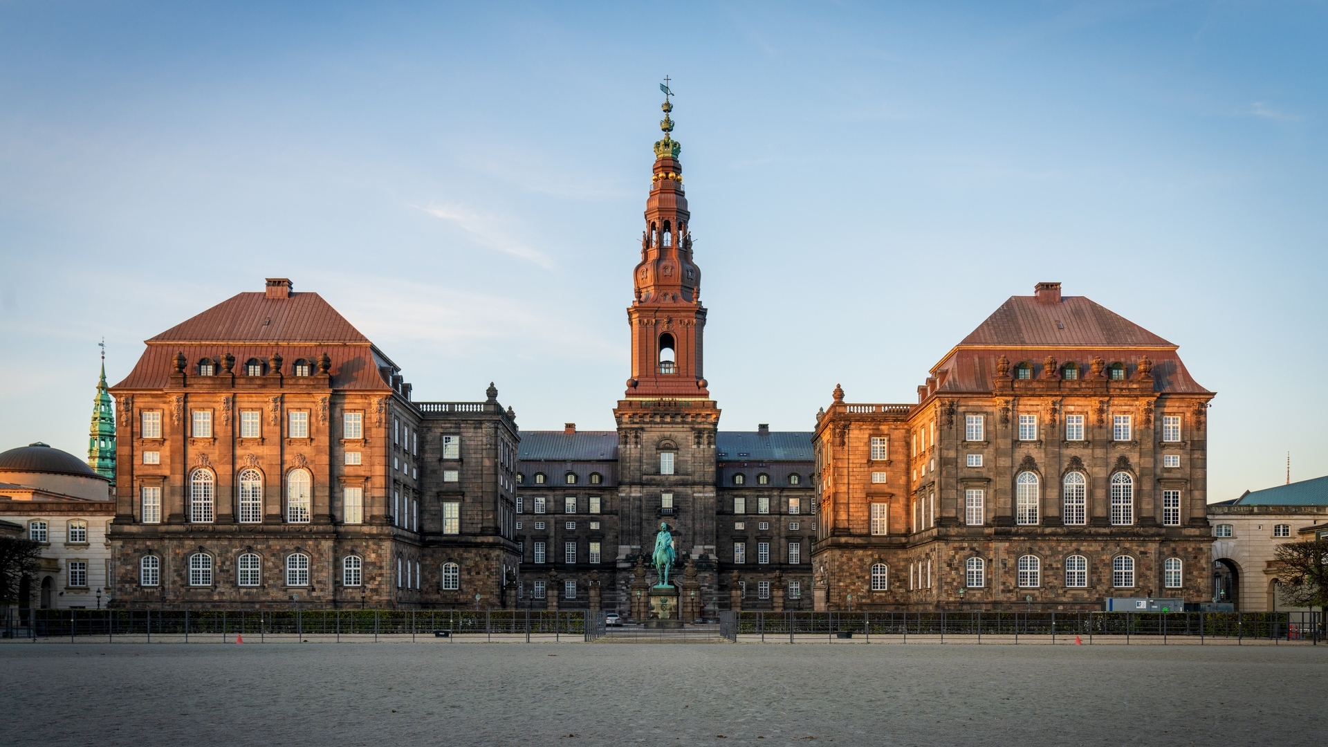 Palacio de Christiansborg en Copenhague, Dinamarca