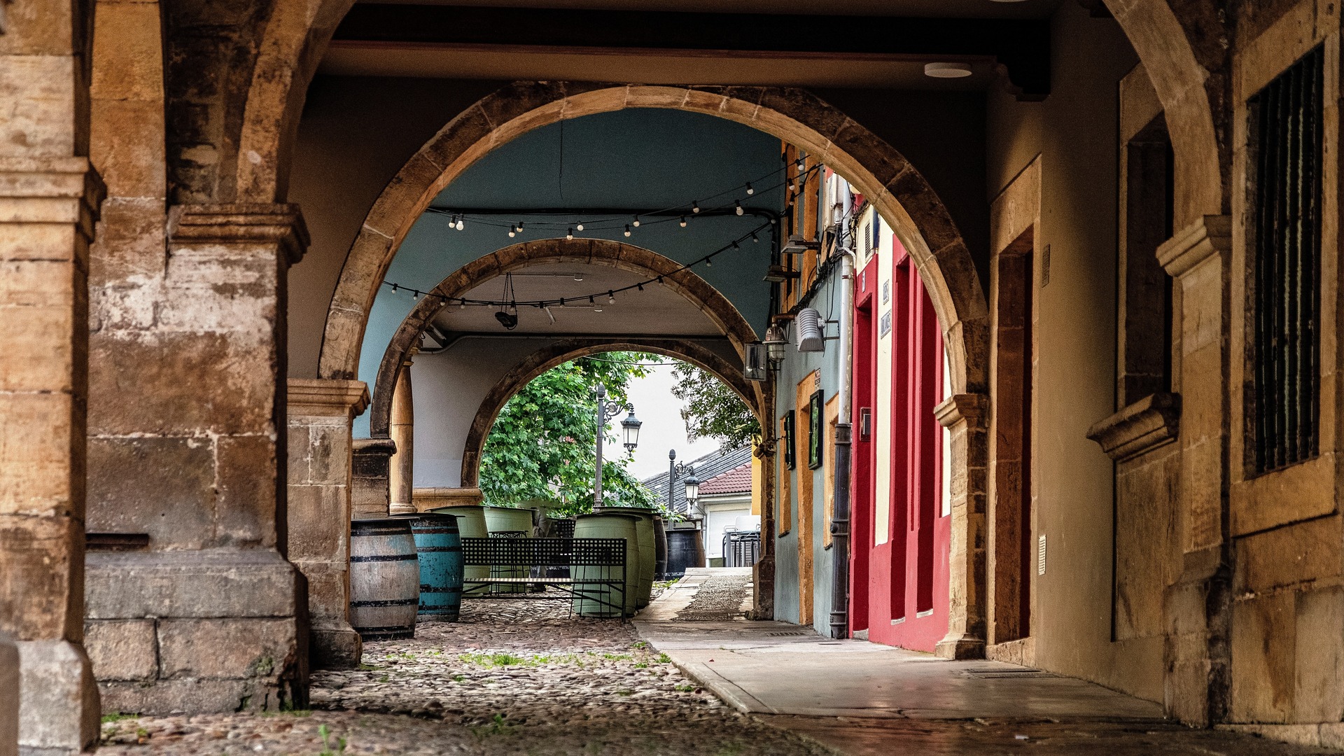 Soportales del casco histórico de Avilés