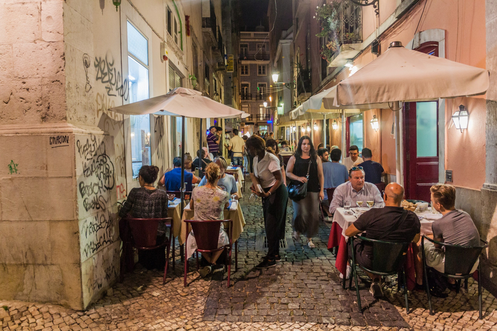 Barrio Alto de noche