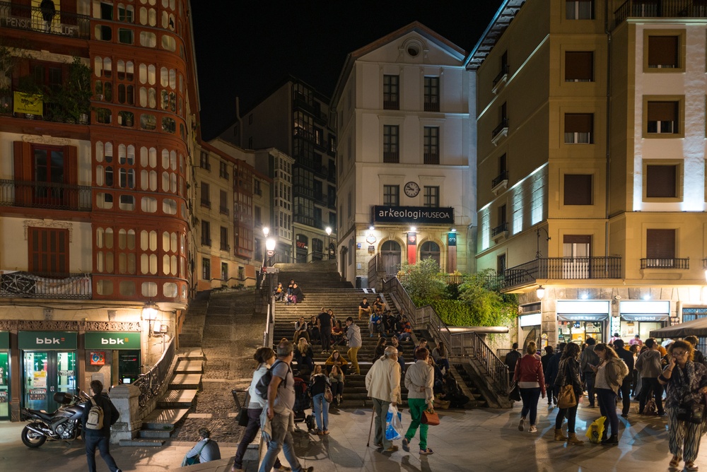 Casco Viejo Bilbao noche