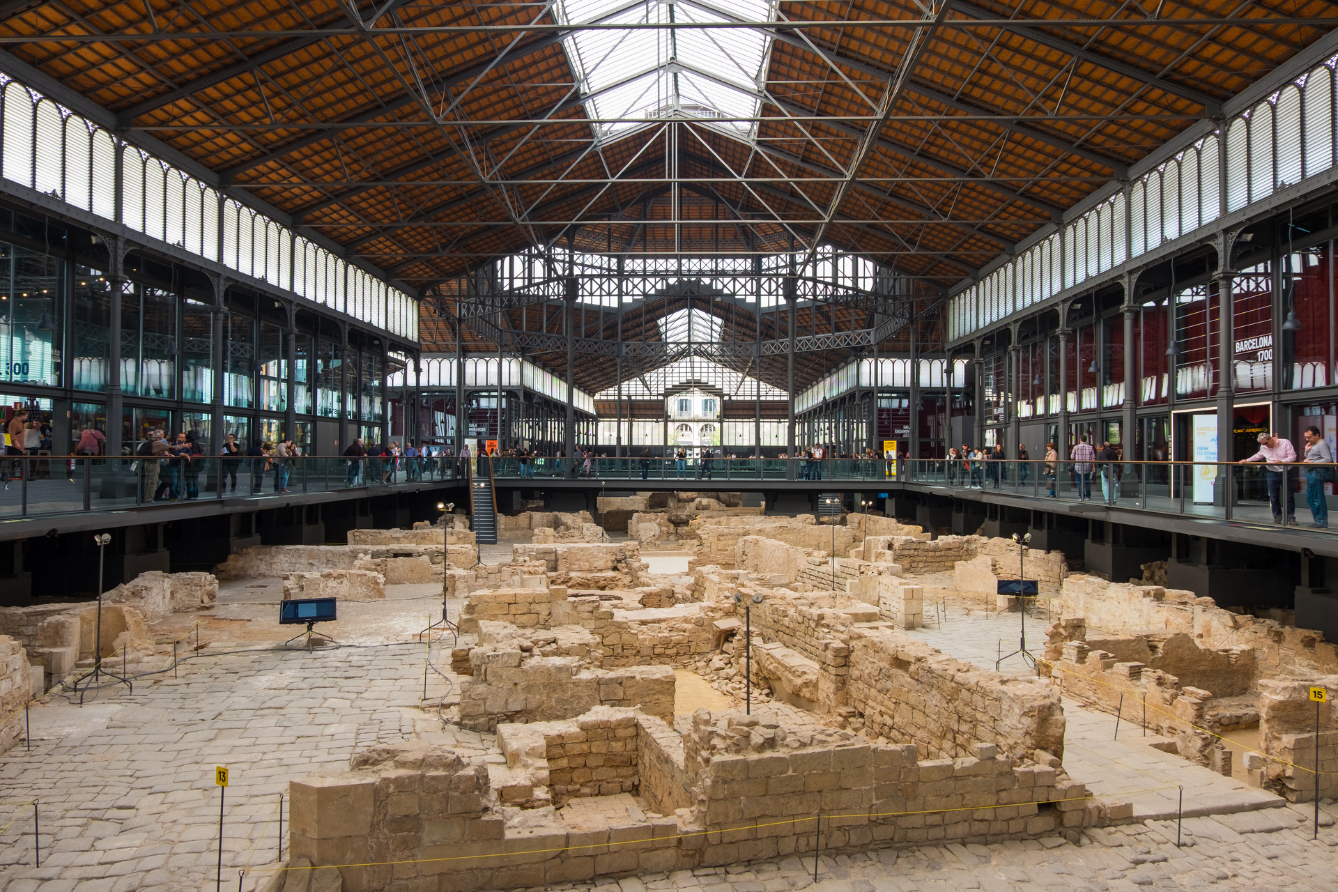 Interior del Centro Cultural El Born, Barcelona