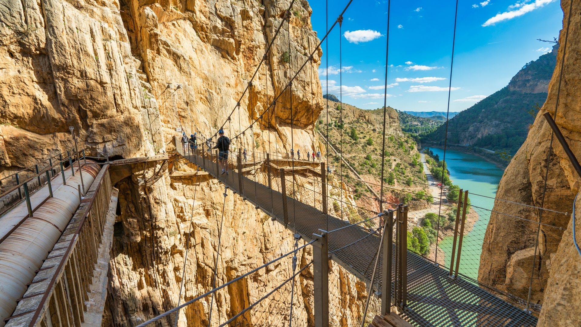 Puente colgante del Caminito del Rey 