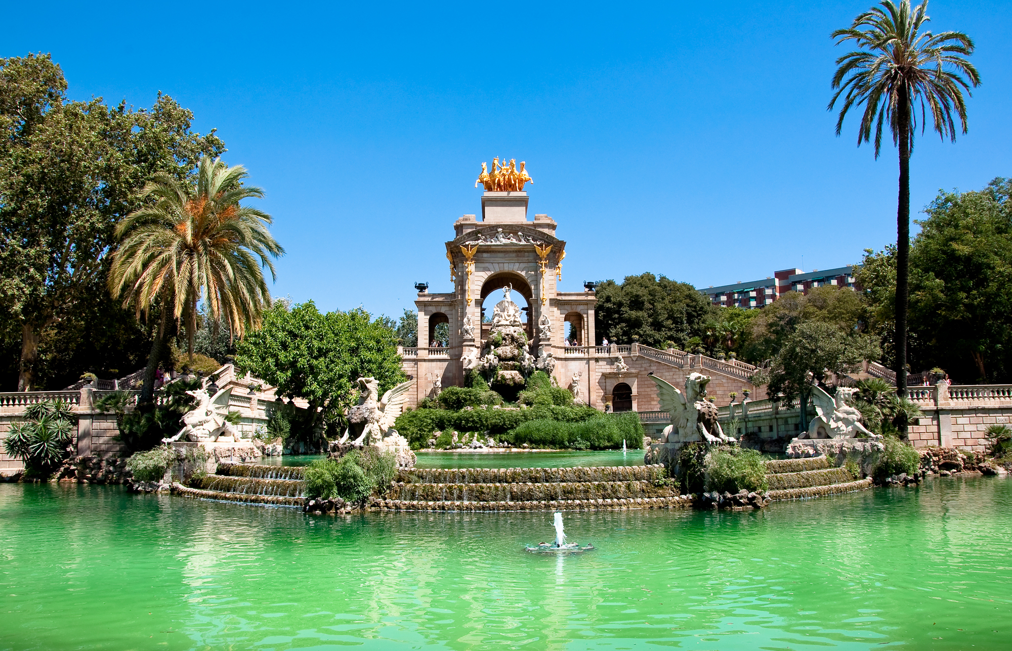 Parque de la Ciutadella en el Barrio del Born, Barcelona