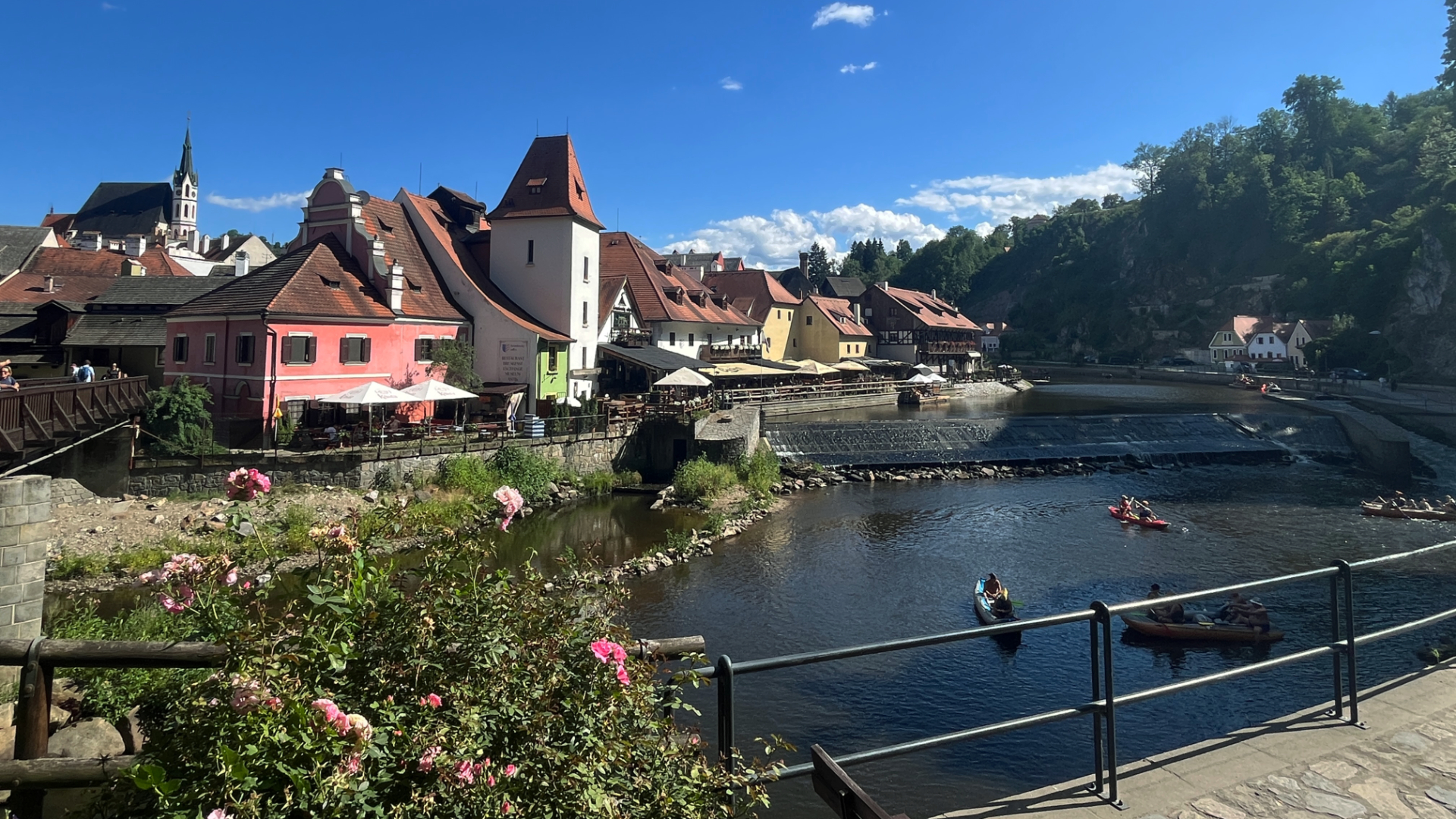 Río Vltava rodeando Cesky Krumlov