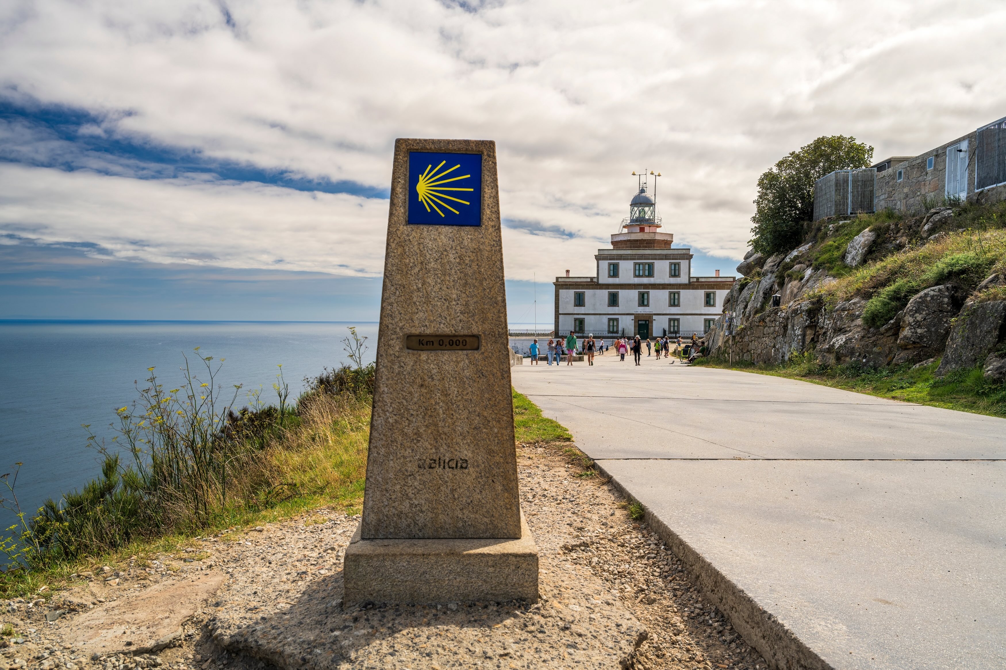 señal del camino en finisterre