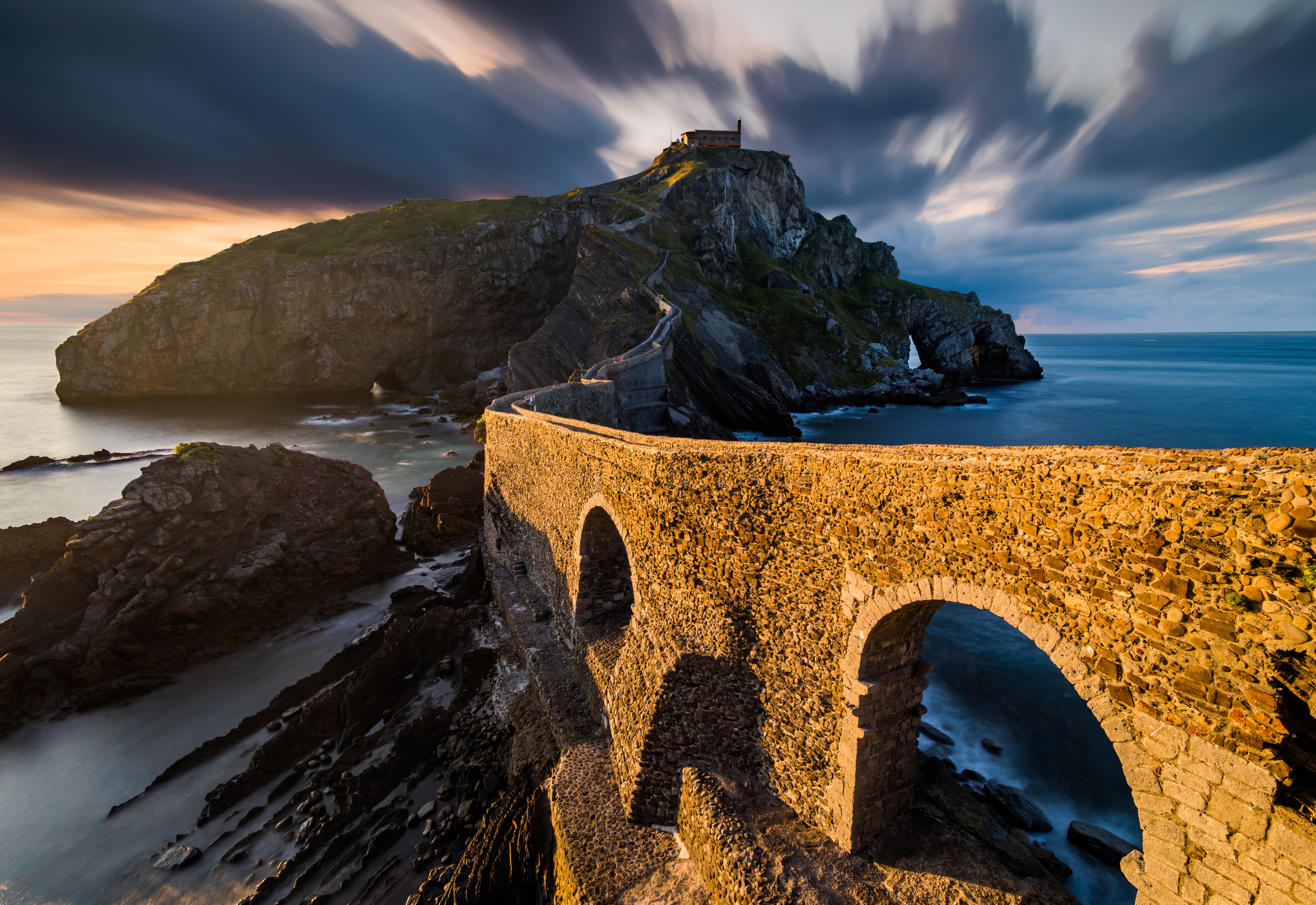 gaztelugatxe sunset