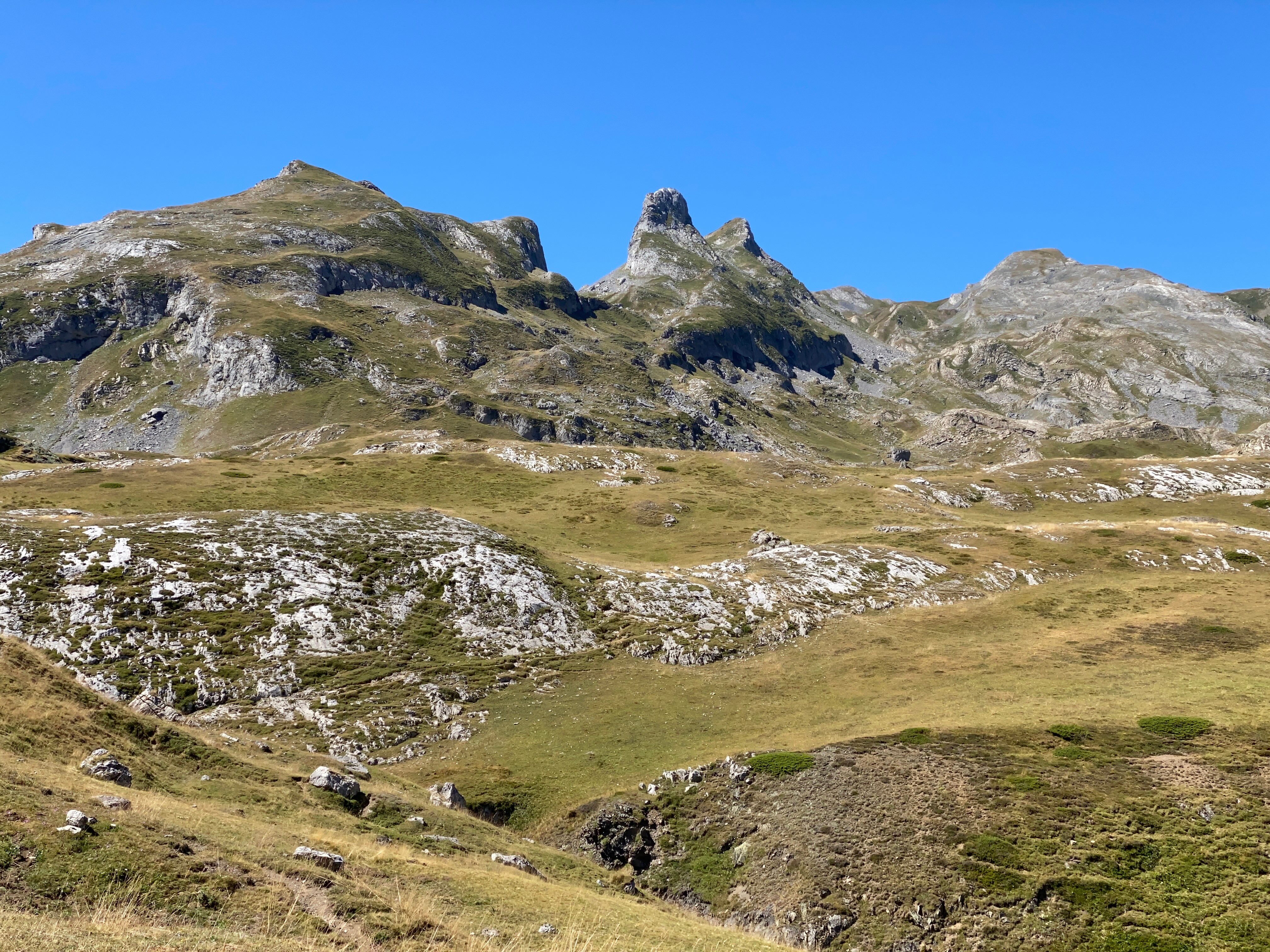 vistas a la montaña desde el Portalet