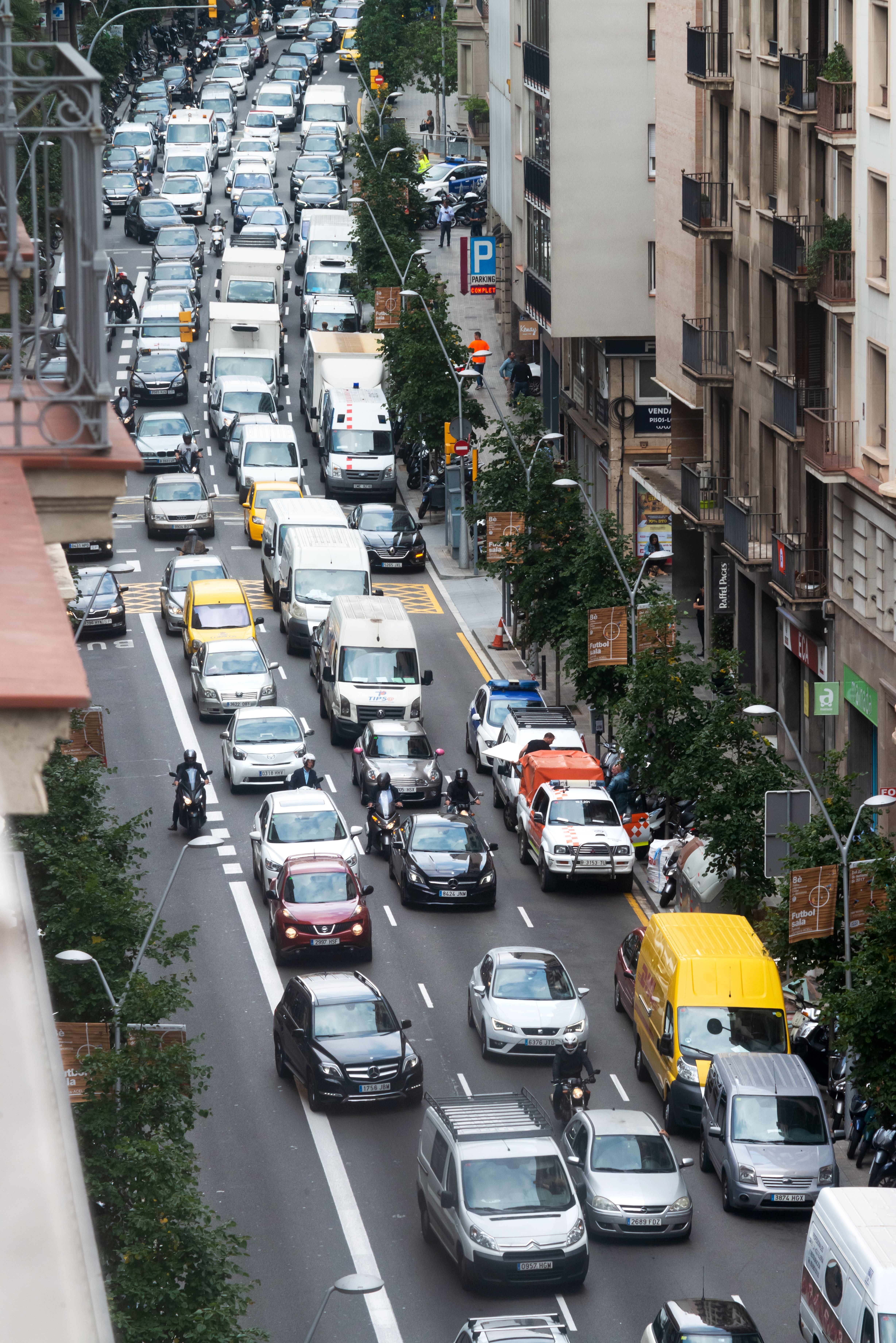 atasco Barcelona