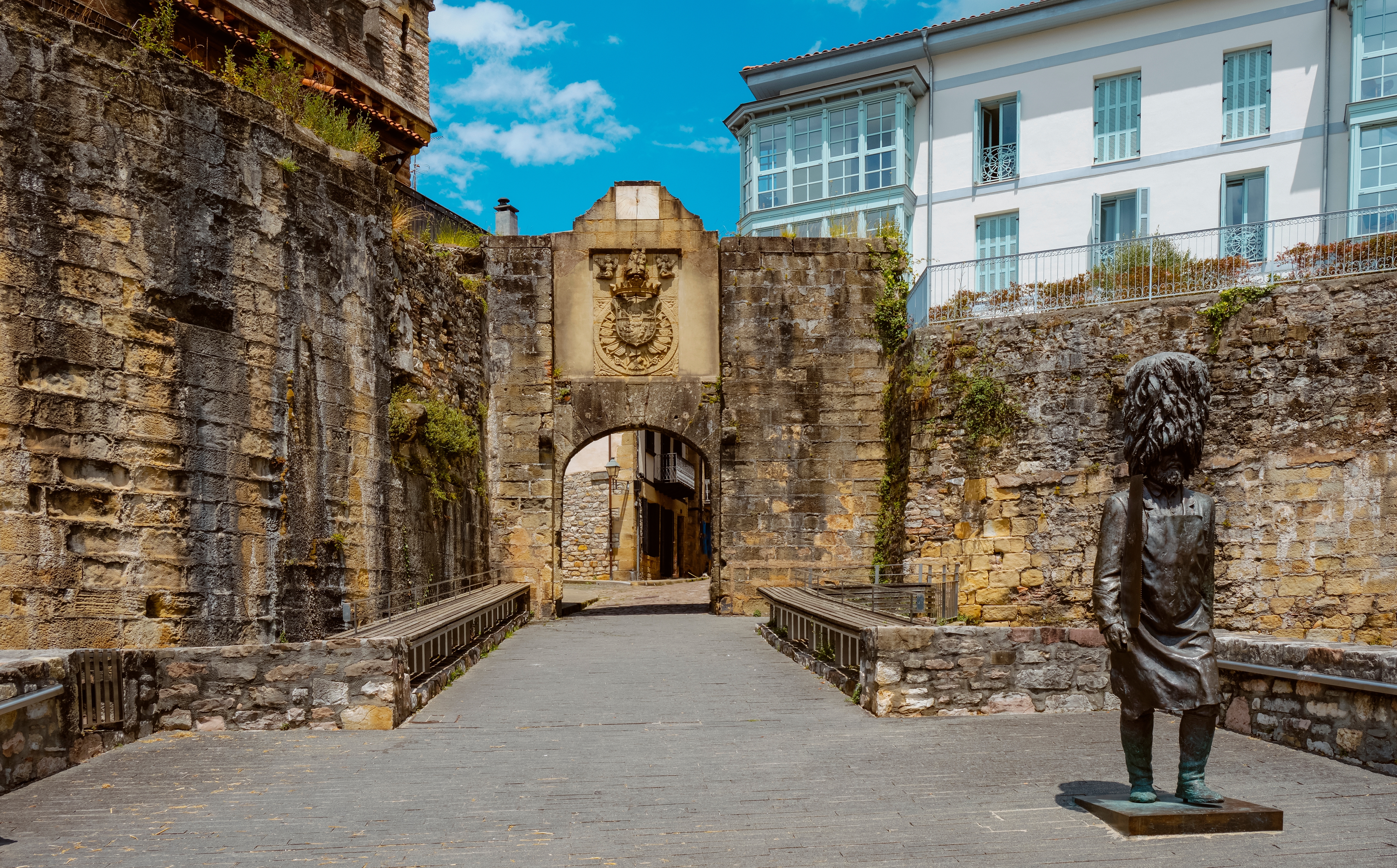 perímetro amurallado hondarribia
