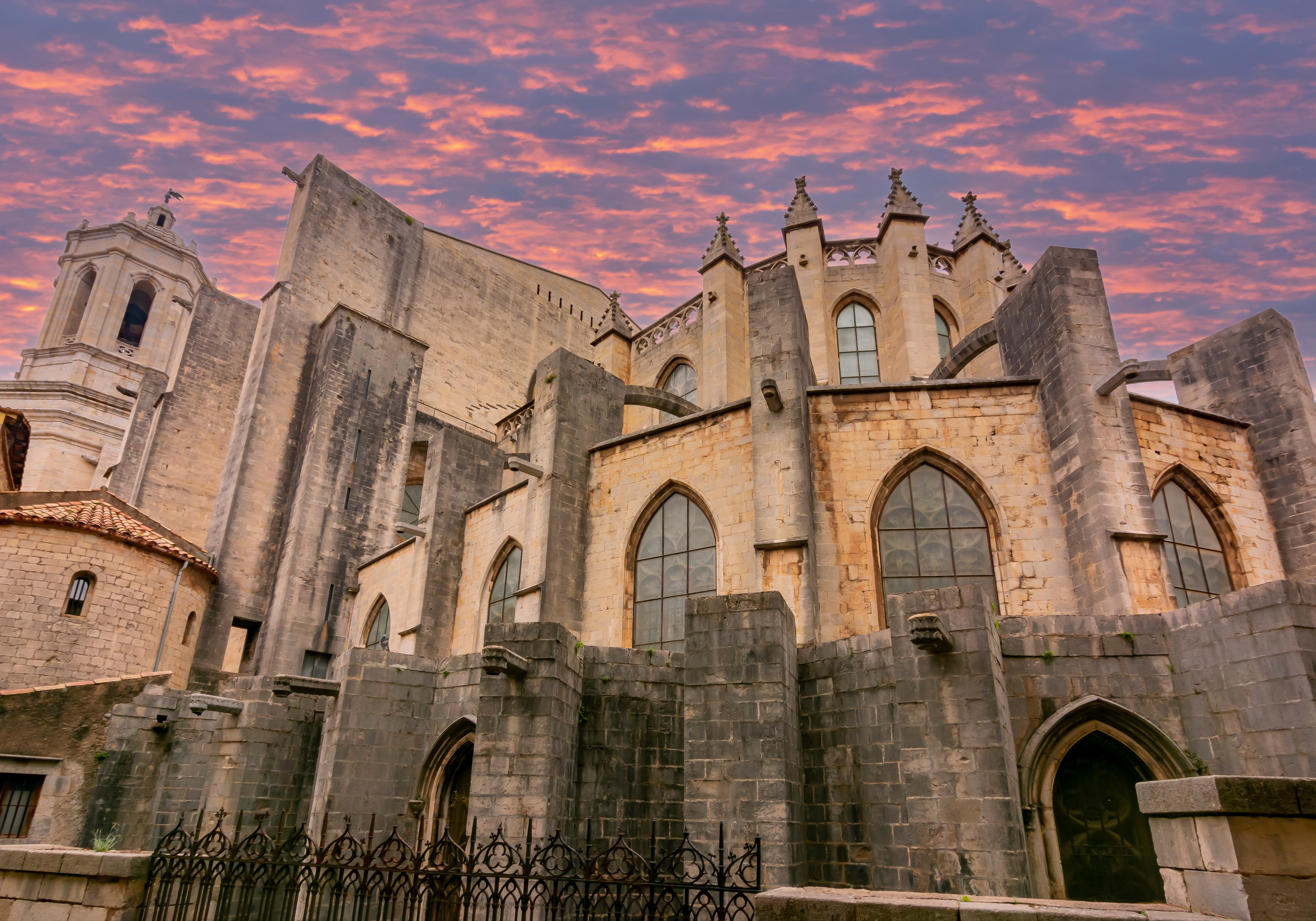 Catedral de Girona al atardecer