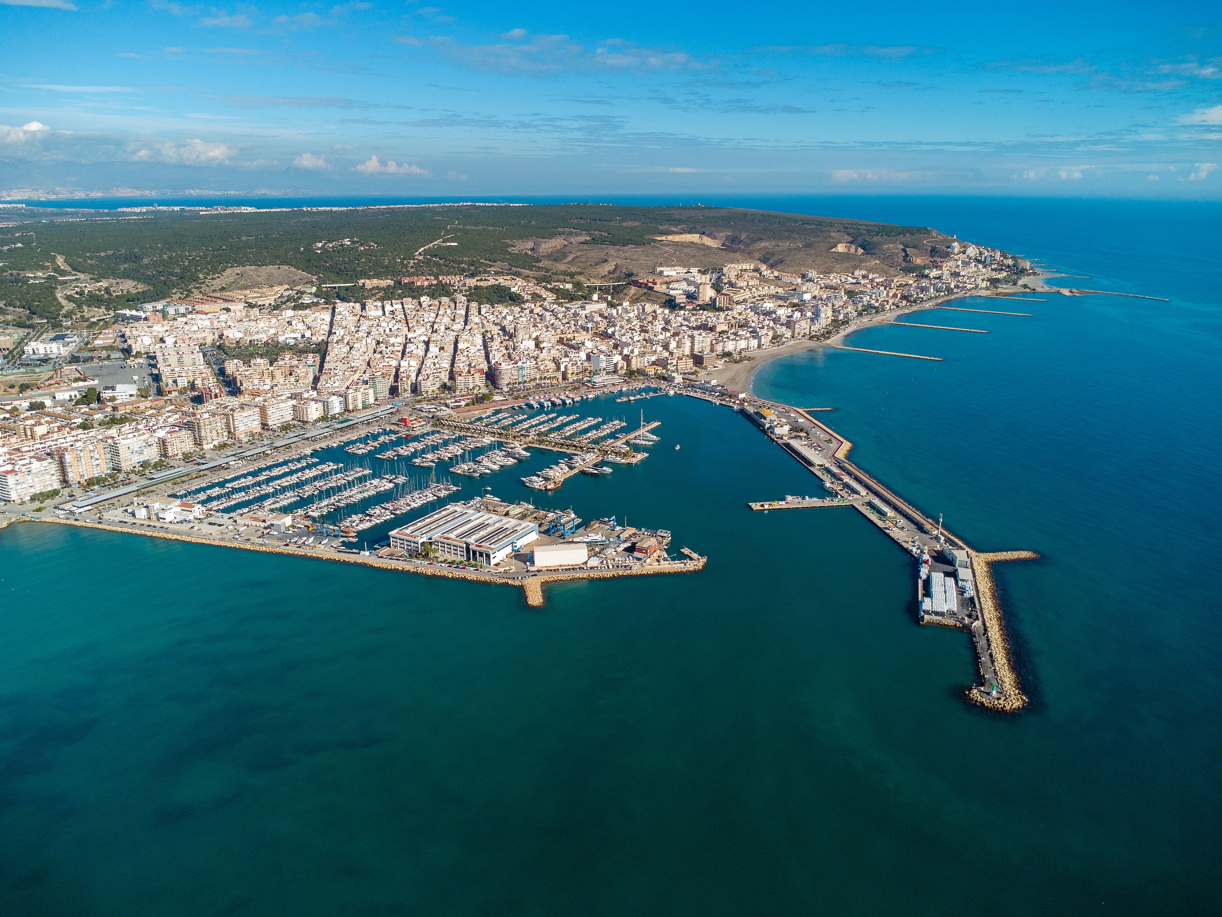 vista aérea santa pola