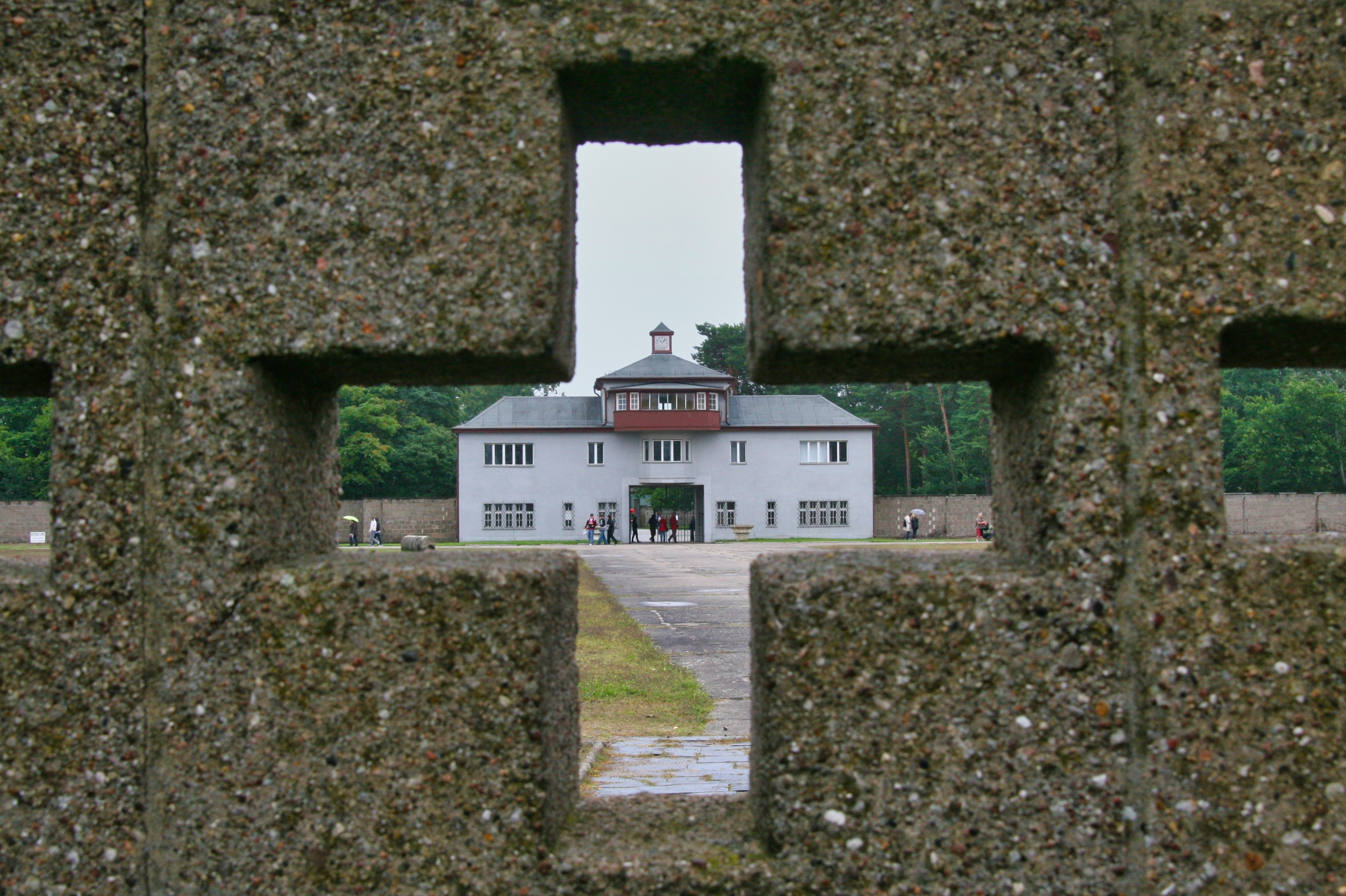 sachsenhausen desde el muro