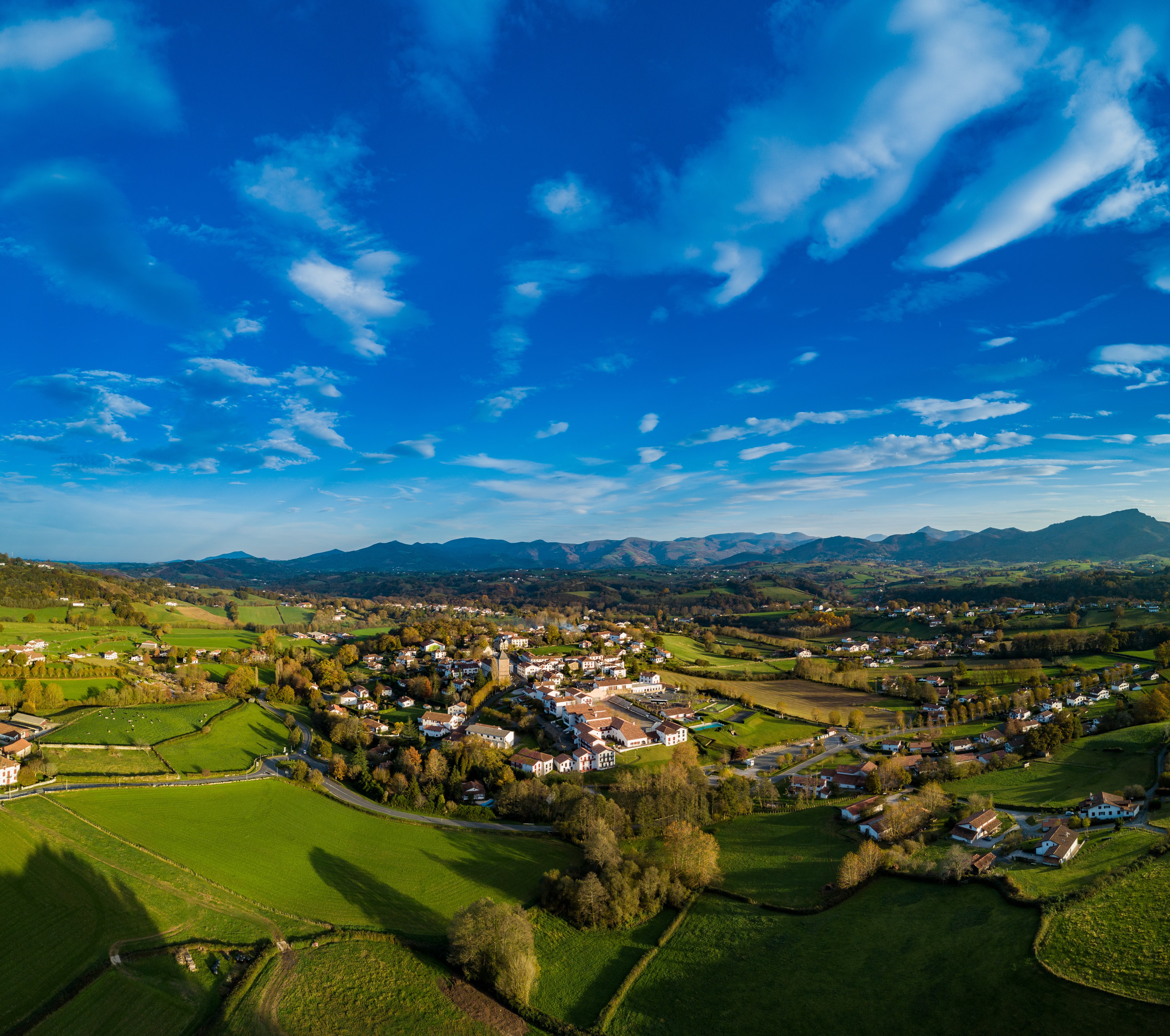 vista aérea aldea de Sare