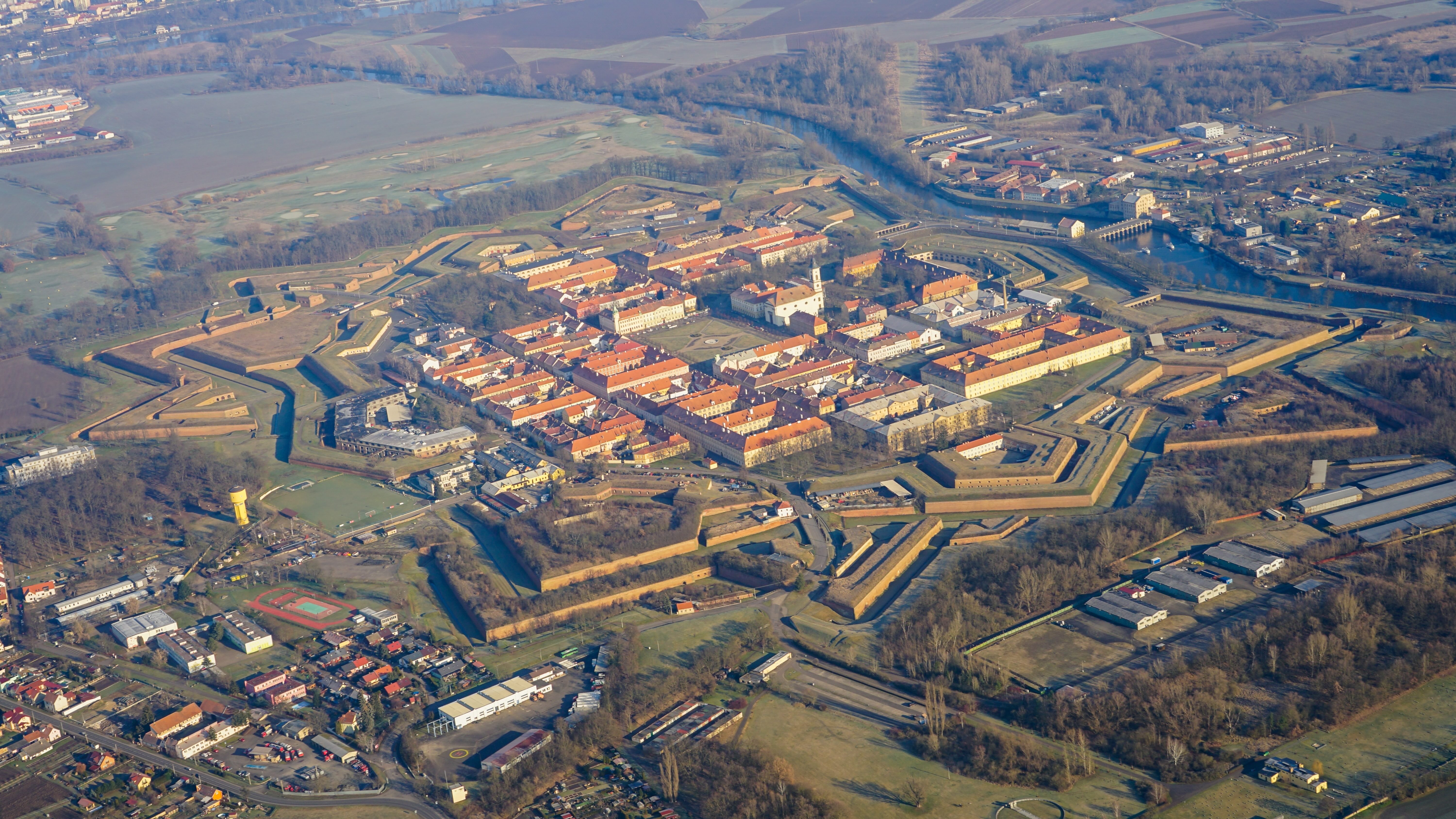 vista aerea Terezin