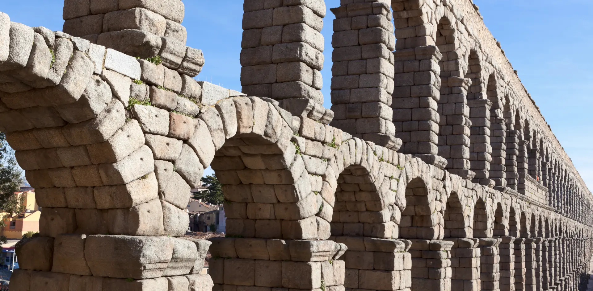 Imagen detalle del Acueducto de Segovia