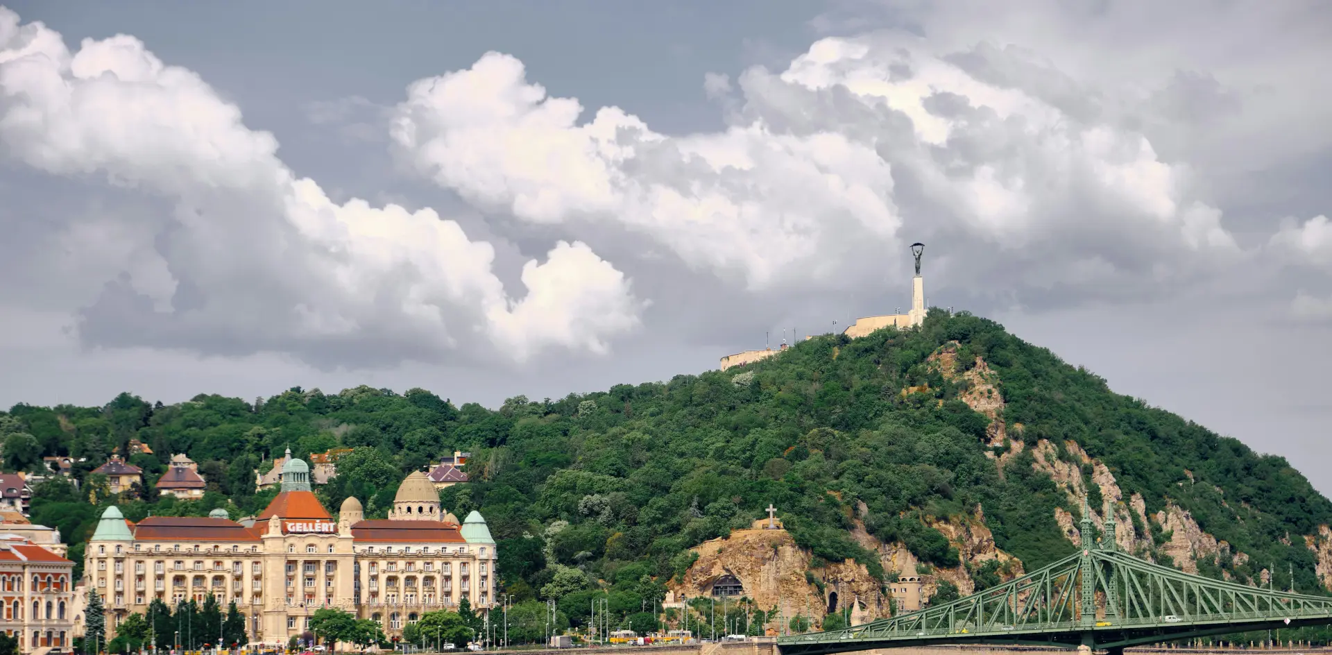 Imagen de la colina del Castillo de Buda