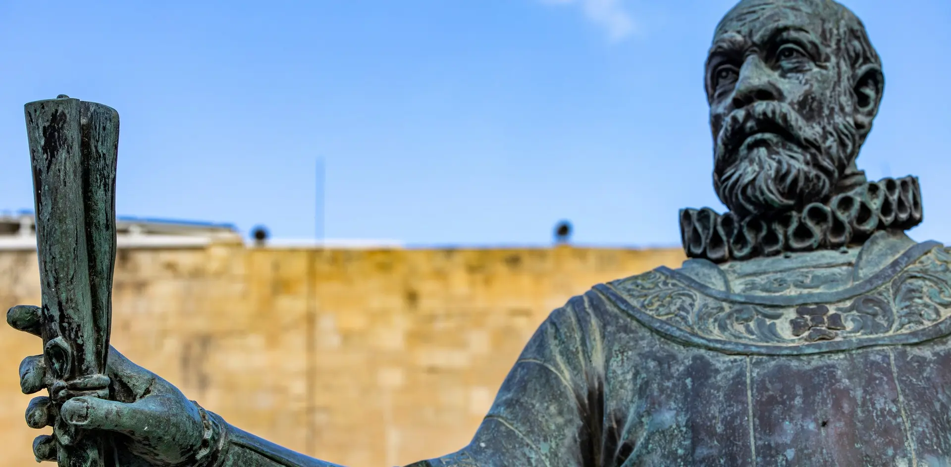 Imagen de la escultura de Jean de Valette