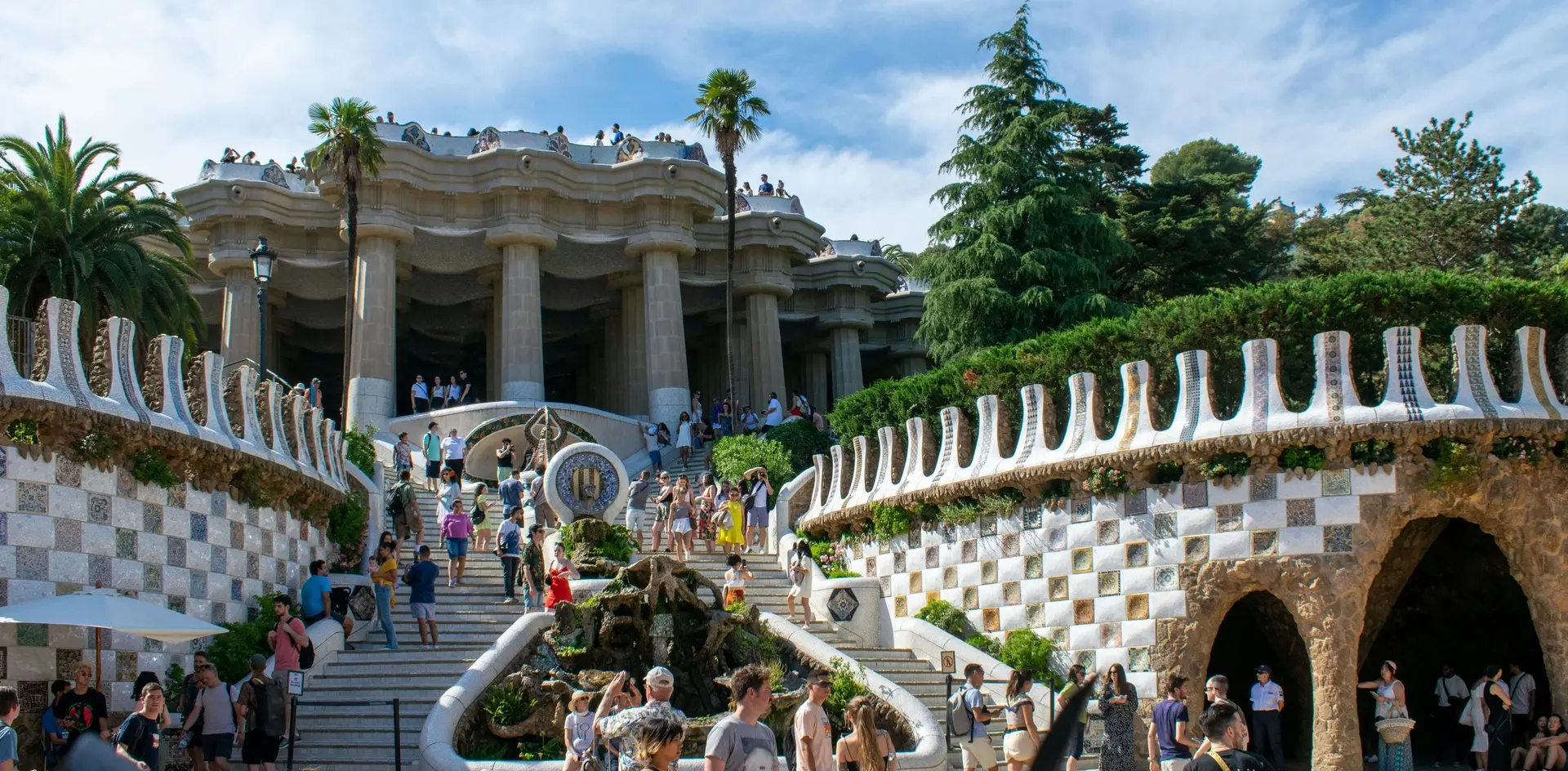 Parque Güell en Barcelona