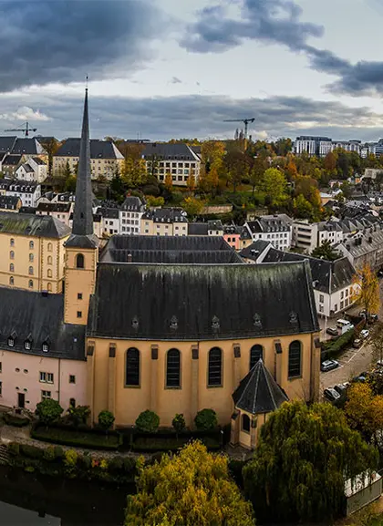 Luxembourg aerial panoramic view | Buendía Tours 