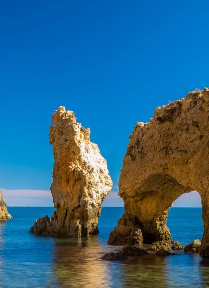 Paseo en Barco por las cuevas de Ponta da Piedade