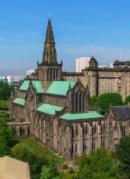 Vista panorámica de la Catedral de Glasgow - Buendía