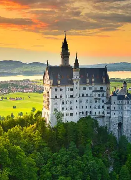 Panorámica del Castillo de Neuschwanstein - Excursión al Castillo de Neuschwanstein - Excursiones y Actividades en español en Múnich - Buendía