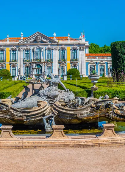 Panorámica Palacio Nacional de Queluz - Entradas sin colas al Palacio Nacional de Queluz y sus Jardines - Excursiones y Actividades en Sintra - Buendía
