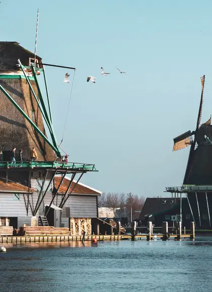 Parque de molinos de viento - Excursión Privada a los Molinos de Zaanse Schans y el Gran Dique - Visitas guiadas y Free tour en español Buendía Holanda