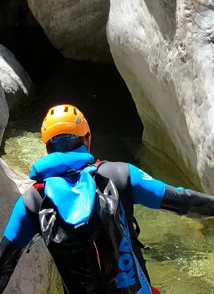Barranquismo en el río Guadalmina
