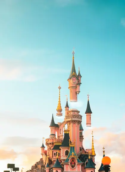Vista del Castillo de Disney - Atracciones Turísticas en París - Buendía - Experiencias Únicas