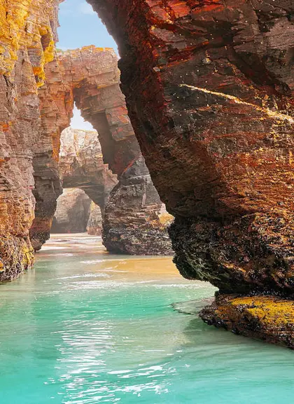 Excursión a la Playa de las Catedrales, Mariña Lucense y Tapia desde Santiago