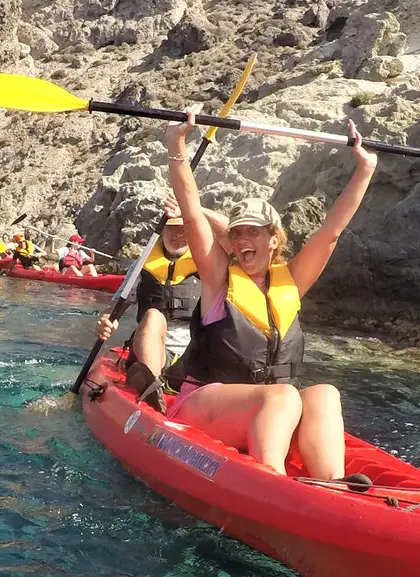 Ruta familiar en Kayak y snorkel por Cabo de Gata