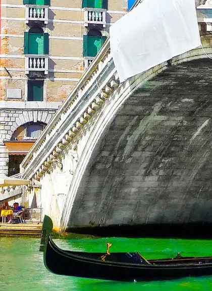 Tour a pie por Rialto y paseo en barco