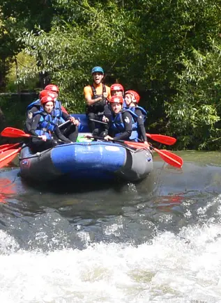 Rafting por el río Ebro