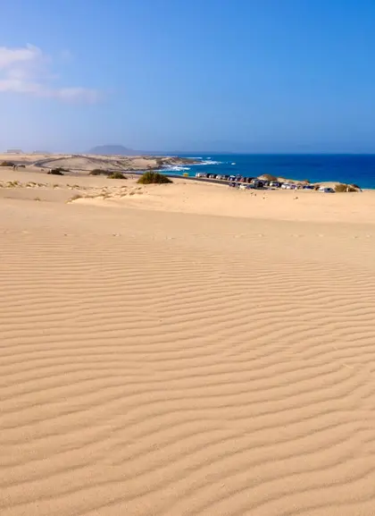 Visitar el Parque Natural de Corralejo en Fuerteventura, Islas Canarias.