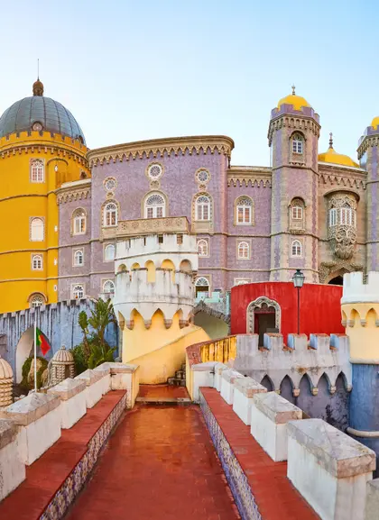 Main entrance of the Pena Palace.